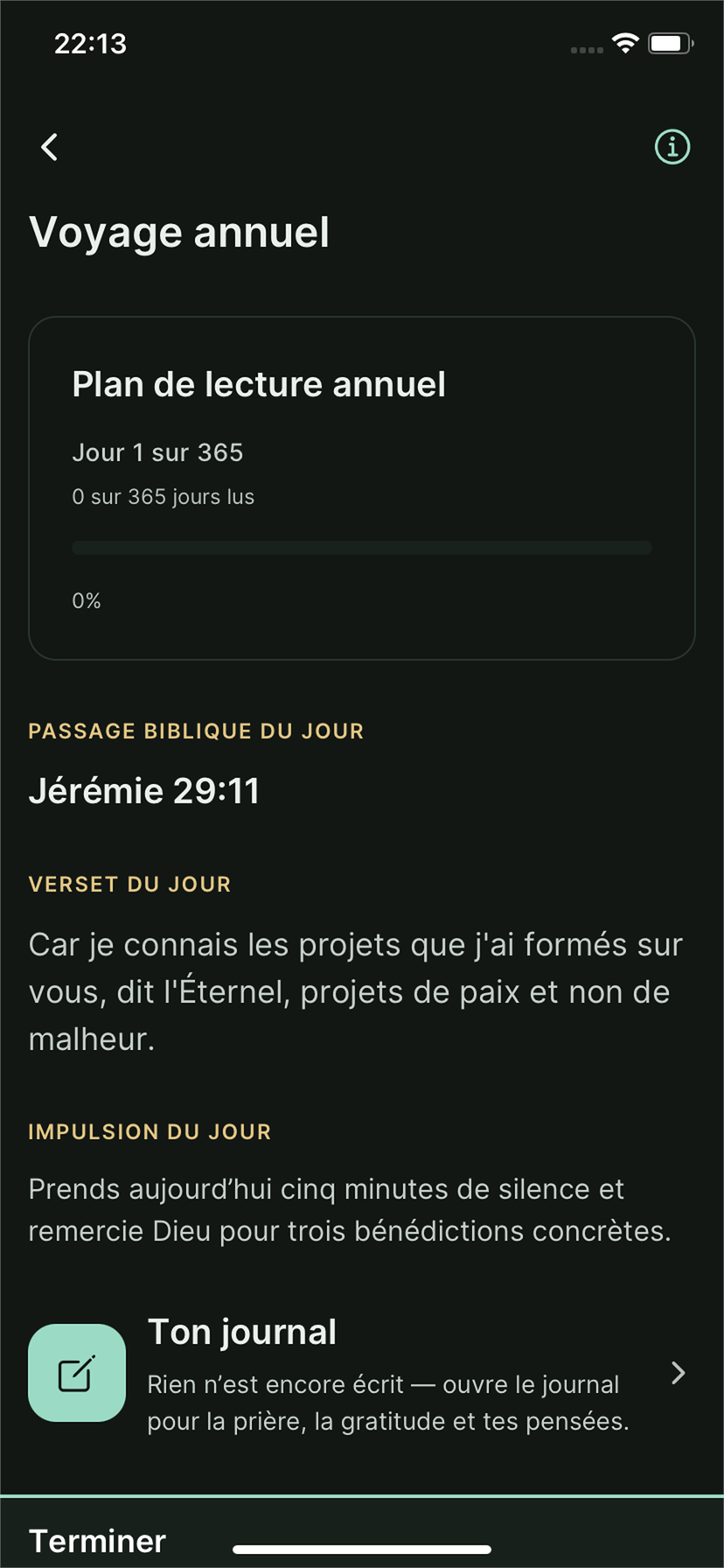 Solmity : Voyage annuel