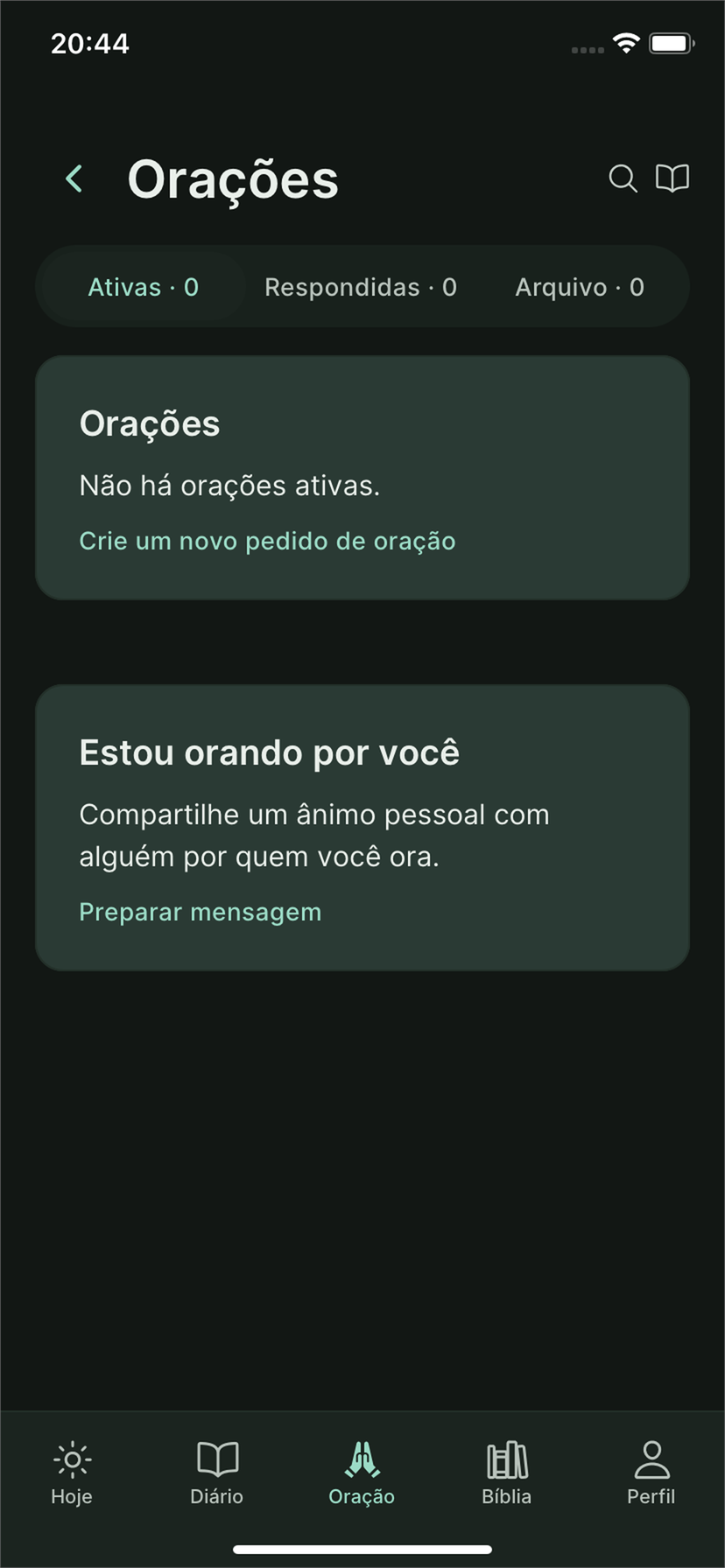 Solmity: nova oração
